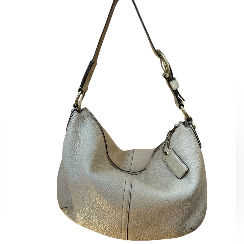 Coach Soho Hobo Pebble Leather w hang tag in Tan; shoulder bag
